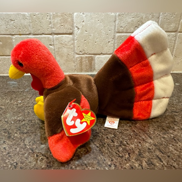 Ty Beanie Baby Gobbles The Turkey DOB November 27, 1996 - Picture 8 of 11